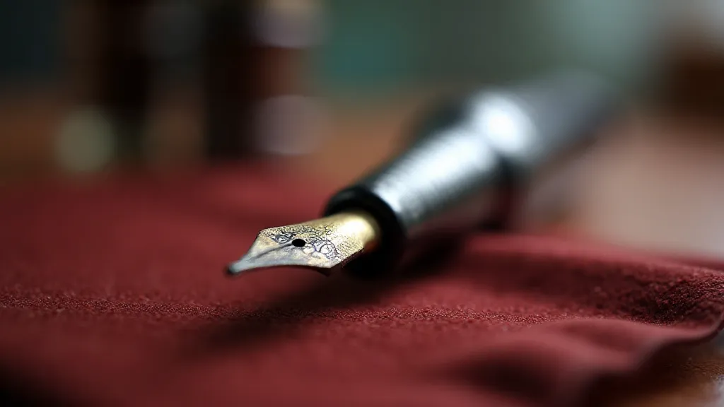 Vintage Conway Stewart pen nib detail