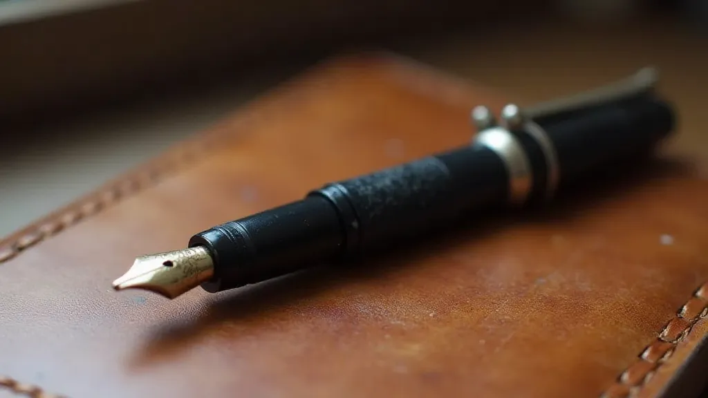 Vintage Conway Stewart pen close-up